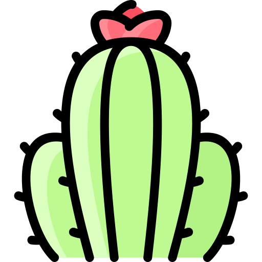 kaktus Vitaliy Gorbachev Lineal Color ikona