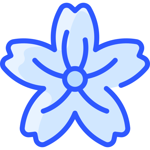 fleur de cerisier Vitaliy Gorbachev Blue Icône