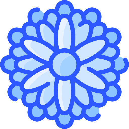 crisantemo Vitaliy Gorbachev Blue icona