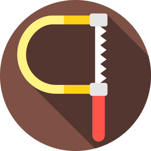 Fretsaw Flat Circular Flat icon