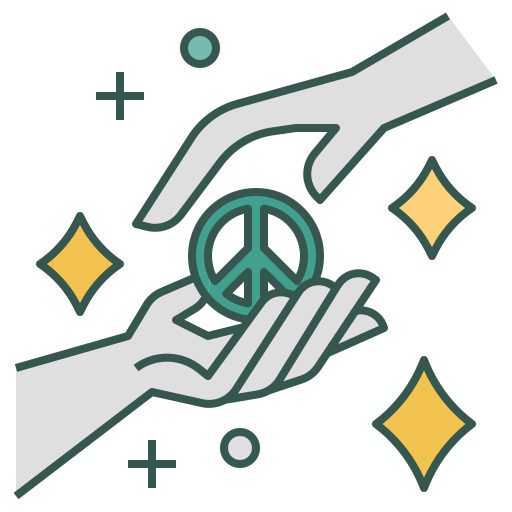 平和 Generic Outline Color icon
