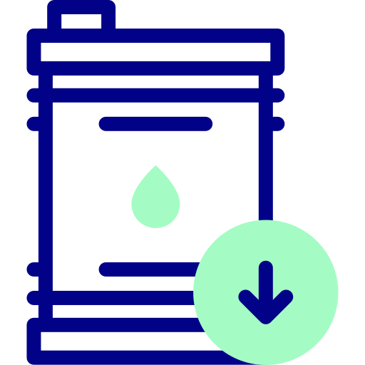 Нефтяная бочка Detailed Mixed Lineal color иконка