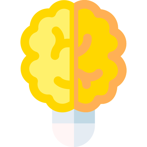 kreatywny mózg Basic Rounded Flat ikona