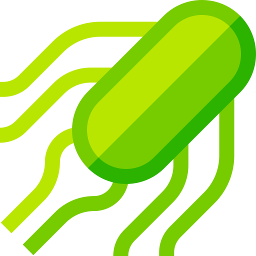 bacterias Basic Straight Flat icono