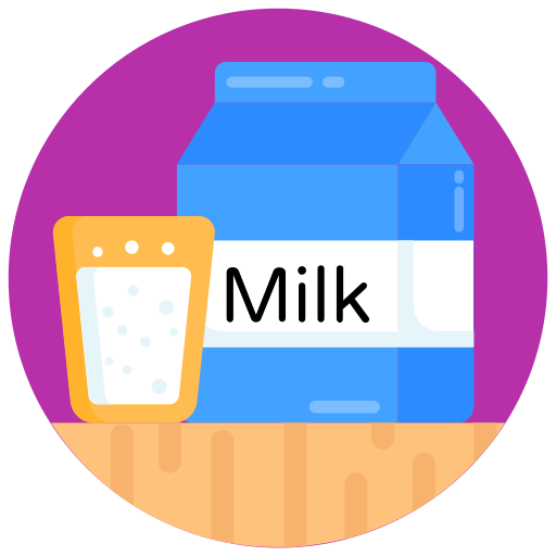 caja de leche Generic Circular icono