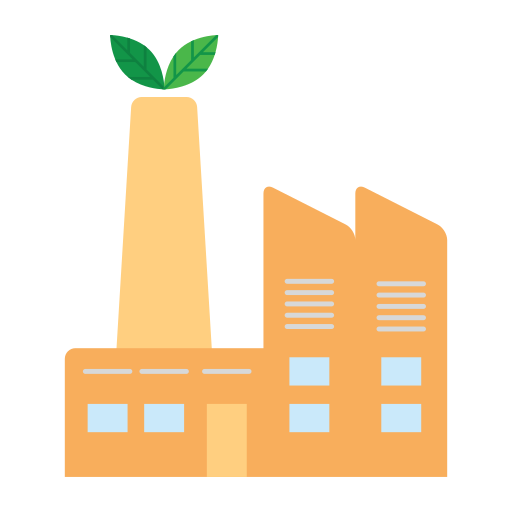 Eco factory Generic Flat icon