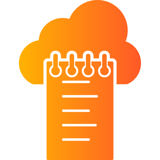 Cloud data Generic Flat Gradient icon
