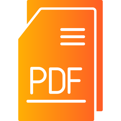 ficheiro pdf Generic Flat Gradient Ícone