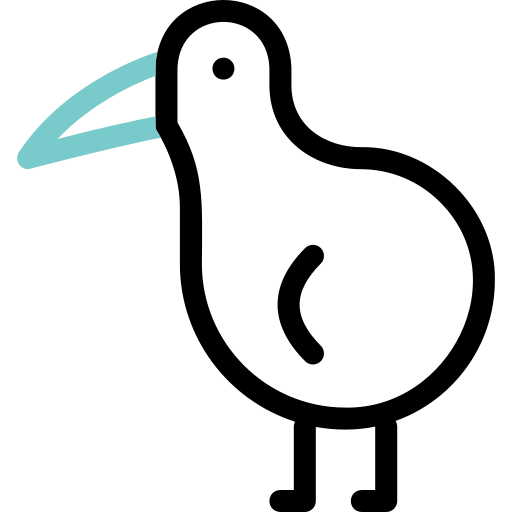 kiwi Basic Accent Outline ikona