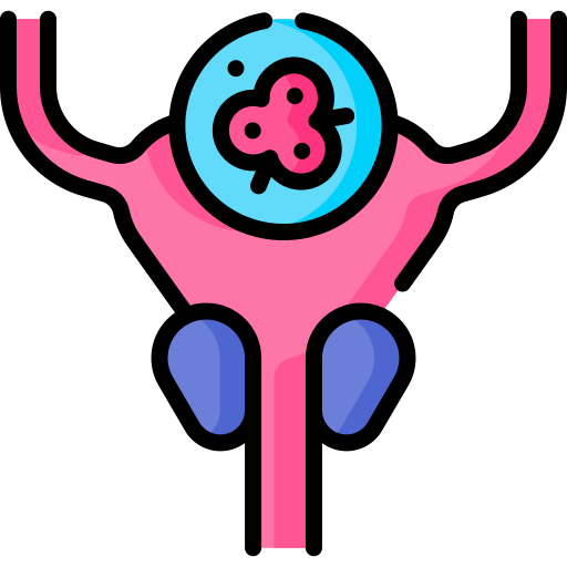 próstata Special Lineal color icono
