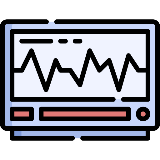 electrocardiograma Special Lineal color icono