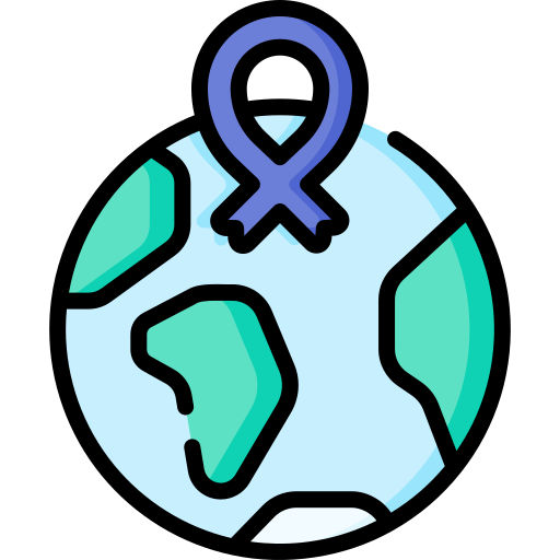 Всемирный день борьбы с раком Special Lineal color иконка