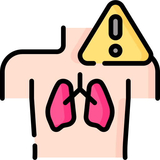 Breathlessness Special Lineal color icon