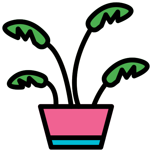 plantas de interior Generic Outline Color icono