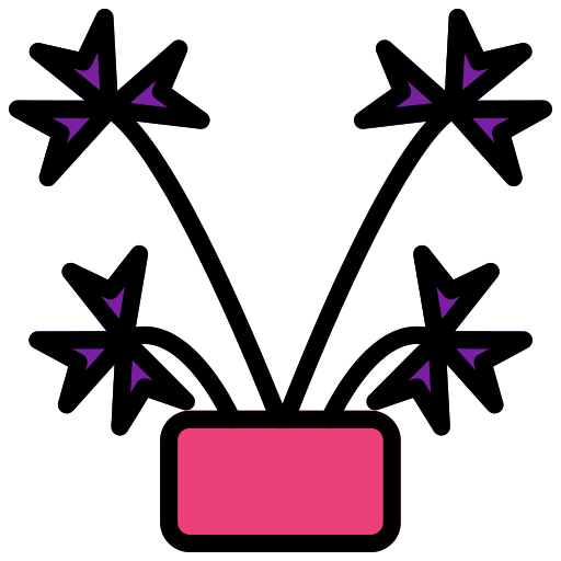Oxalis triangularis Generic Outline Color icon