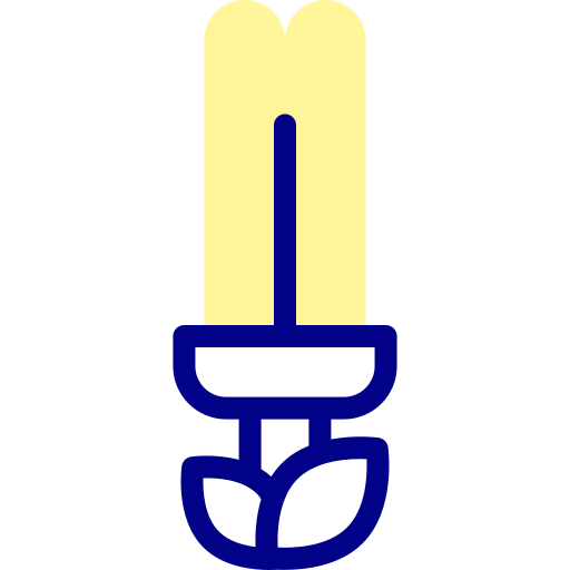 電球 Detailed Mixed Lineal color icon