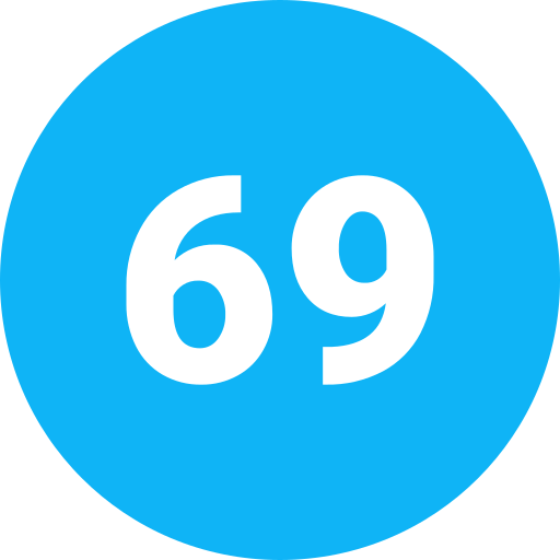 69 Generic Flat icoon