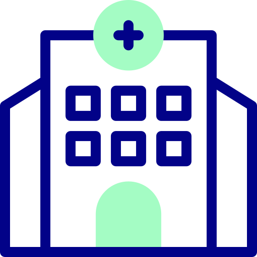 klinika Detailed Mixed Lineal color ikona