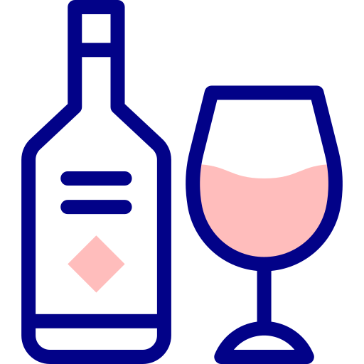 Алкоголь Detailed Mixed Lineal color иконка