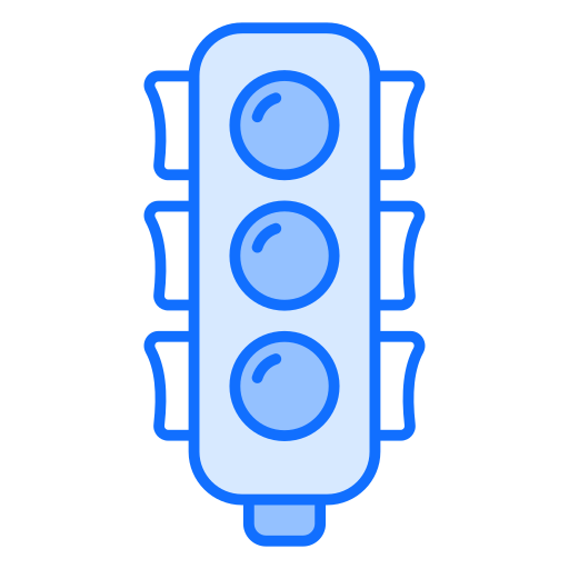 stoplicht Generic Blue icoon