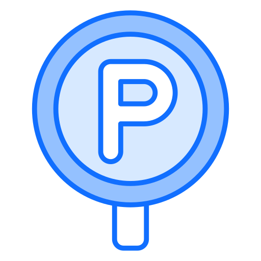 Parking sign Generic Blue icon