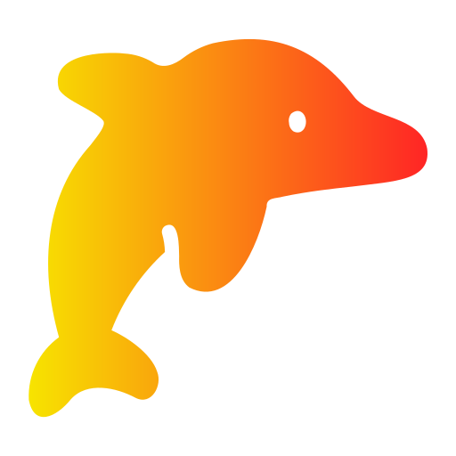 Dolphin Generic Flat Gradient icon
