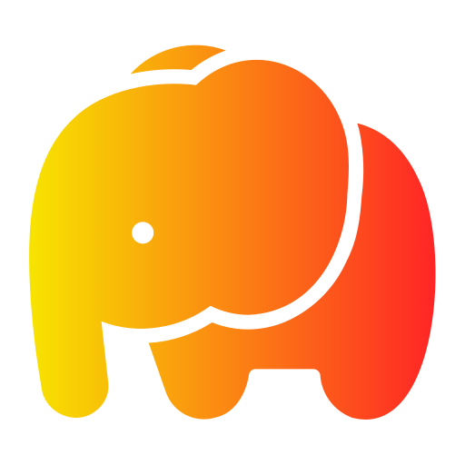 Elephant Generic Flat Gradient icon