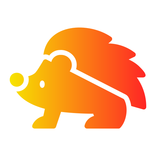 Hedgehog Generic Flat Gradient icon
