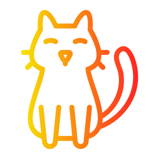 gato Generic Gradient icono