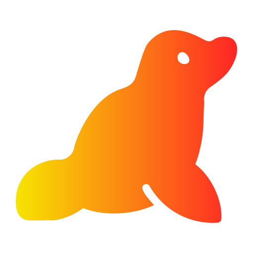 Seal Generic Flat Gradient icon