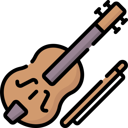 バイオリン Special Lineal color icon