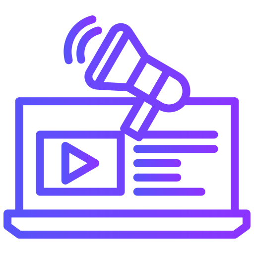 videomarketing Generic Gradient icoon