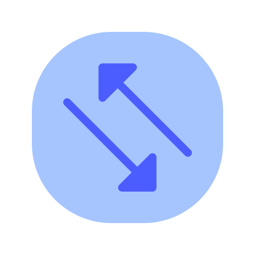 dubbele pijlen Generic Flat icoon