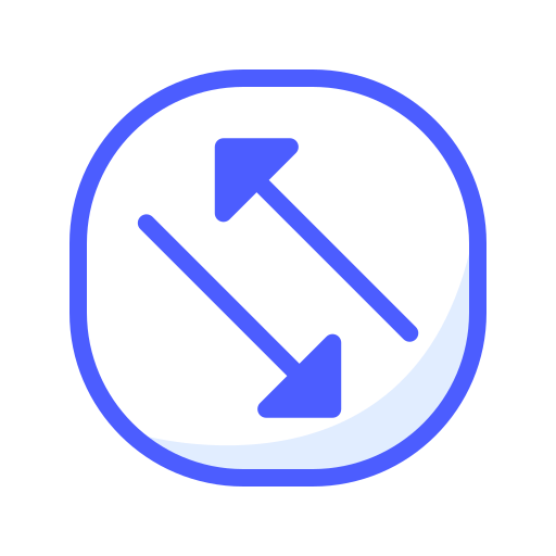 二重矢印 Generic Blue icon