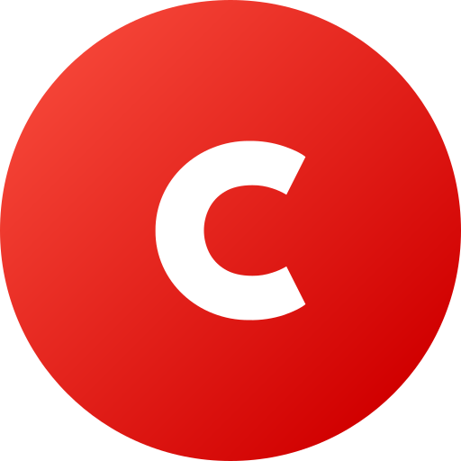 Letter c Generic Flat Gradient icon