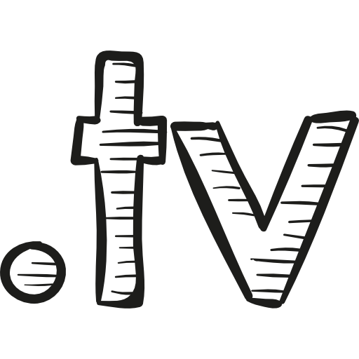logotipo de cross tv draw  icono