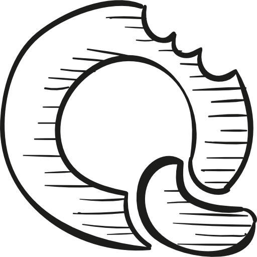 logotipo de bisquits  icono
