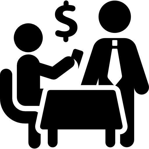Оплата в ресторане  иконка