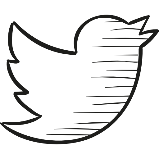 Twitter Draw Logo  icon