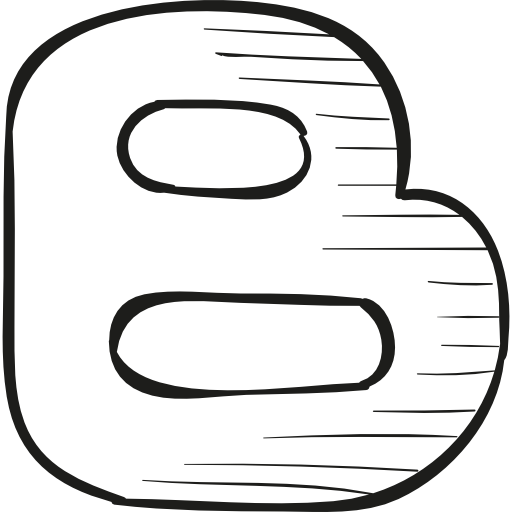 blogger draw logo  Ícone
