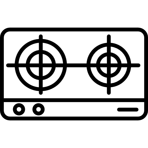 vista superior de la estufa Special Lineal icono