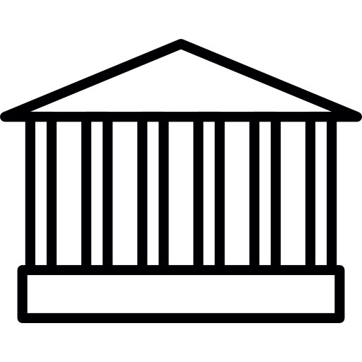 romeinse tempel  icoon