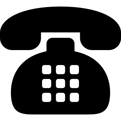 vecchio telefono  icona