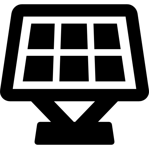 panel solar  icono