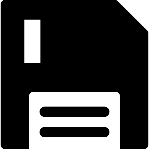 disquete de almacenamiento  icono