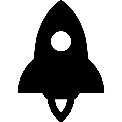 raket vliegen  icoon