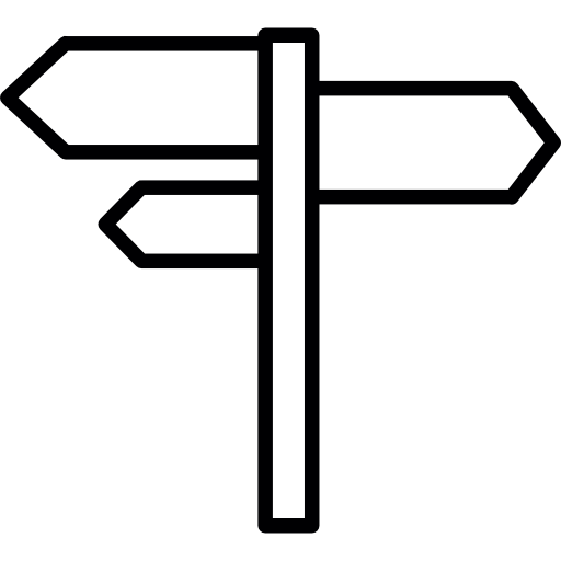 znak kierunku  ikona