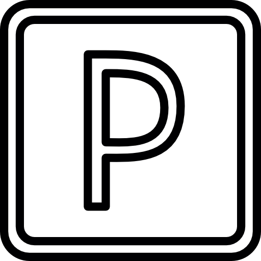 señal de estacionamiento  icono