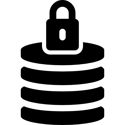 geblokkeerde database  icoon