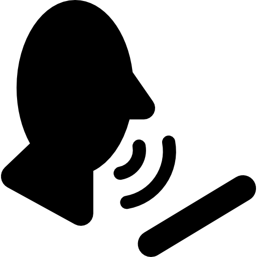 controllo vocale  icona